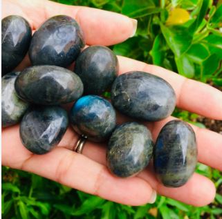 Labradorite Egg tumble